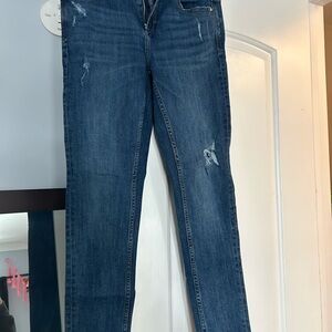 Zara Women's Skinny Jeans in Dark Blue